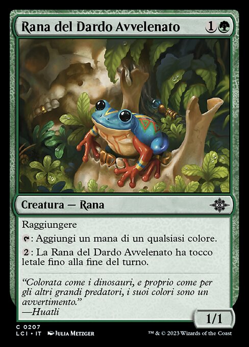 ヤドクガエル (Poison Dart Frog) - Modern Horizons 3 Commander (#238) - Illustrated by Julia Metzger - Magic: The Gathering Card