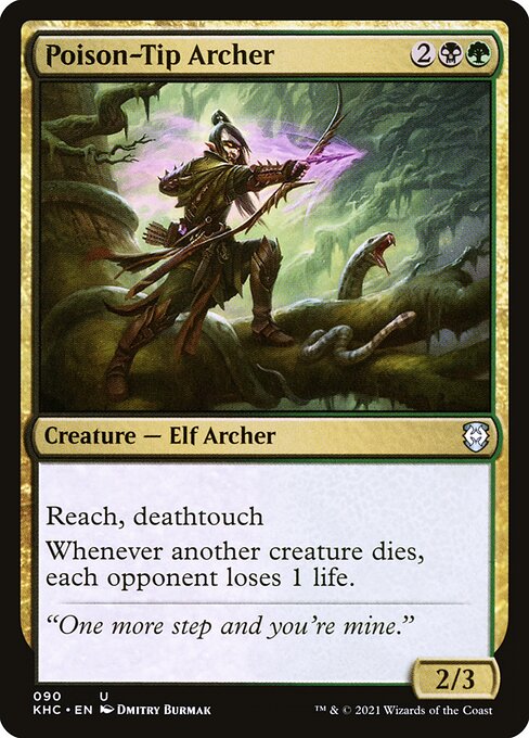 Poison-Tip Archer - Kaldheim Commander Magic card