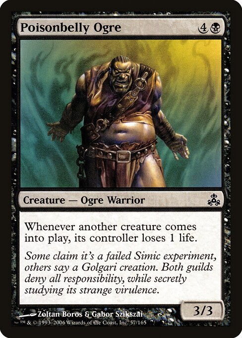Poisonbelly Ogre - Guildpact Magic card
