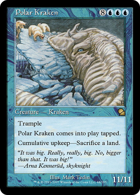 Polar Kraken - Masters Edition Magic card