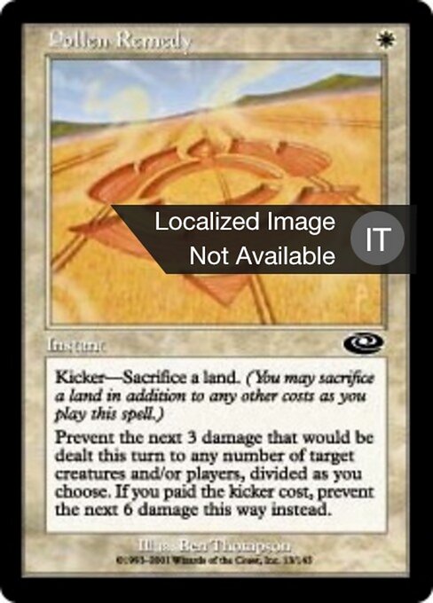 Remède au pollen (Pollen Remedy) - Planeshift (#13) - Illustrated by Ben Thompson - Magic: The Gathering Card