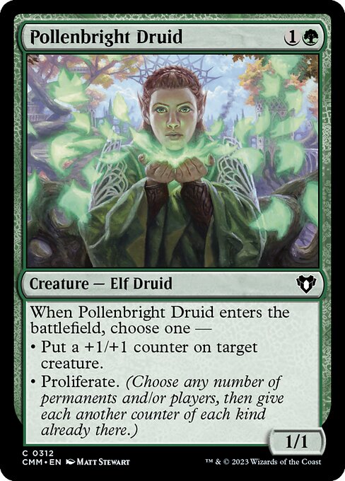 Pollenbright Druid - Commander Masters Magic card