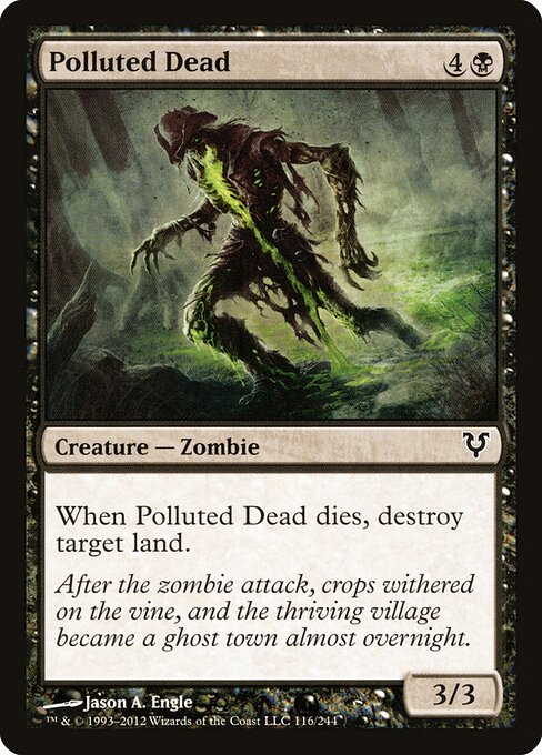 Polluted Dead - Avacyn Restored Magic card