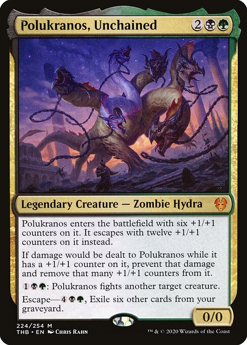 Polukranos, Unchained - Theros Beyond Death Magic card