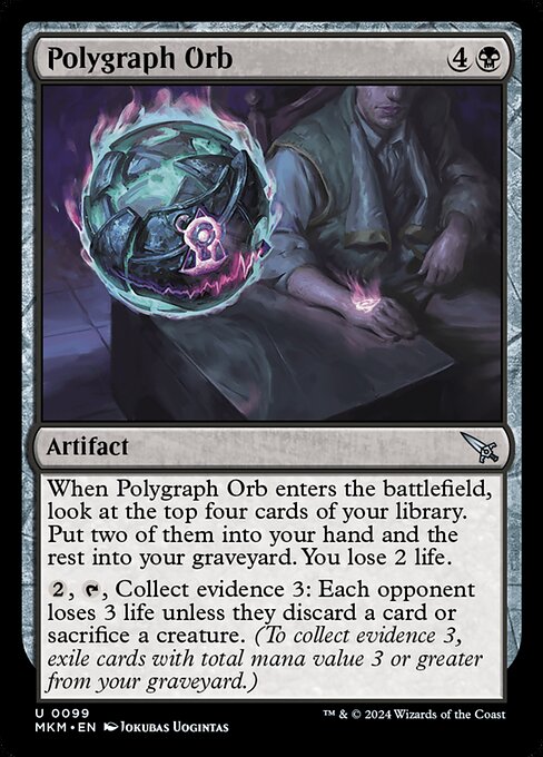 Polygraph Orb - Murders at Karlov Manor Magic card