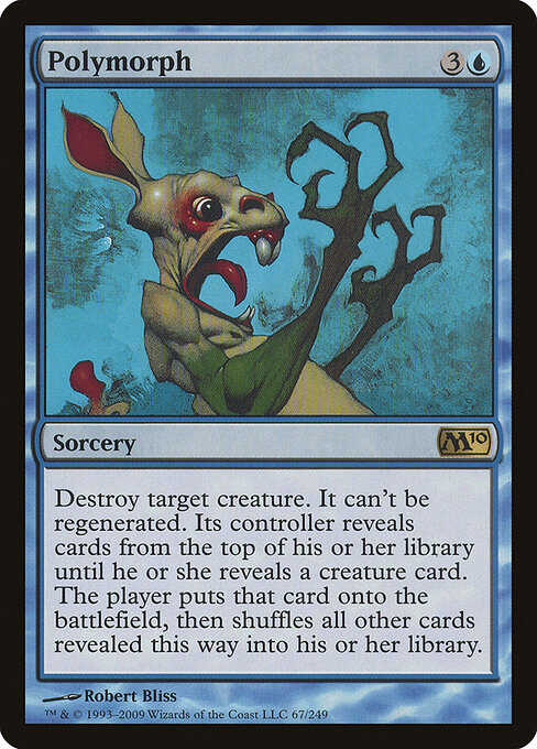 Polymorph - Magic 2010 Magic card