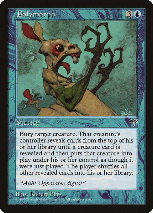 Polymorph - Classic Sixth Edition (#86) - Illustrated by Robert Bliss - Magic: The Gathering Card