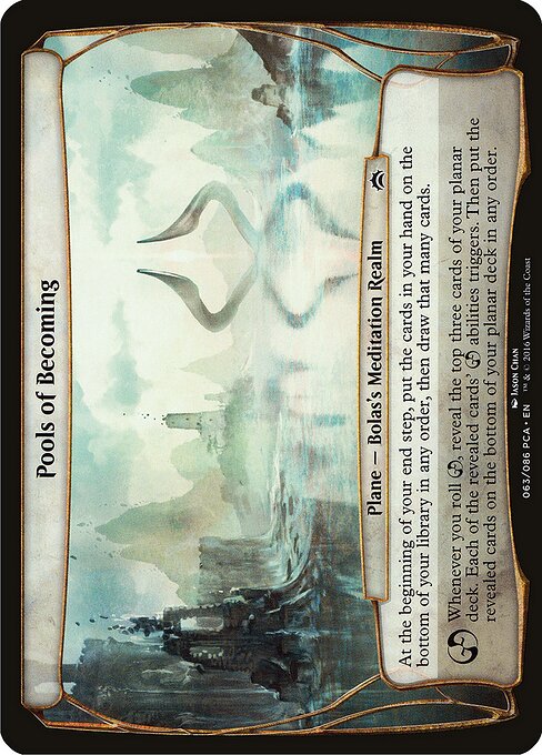 Pools of Becoming - Planechase Anthology Planes (#63) - Illustrated by Jason Chan - Magic: The Gathering Card
