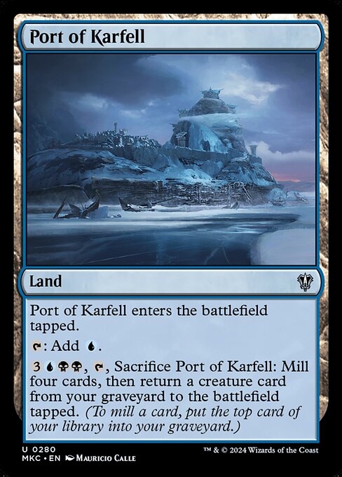 Port of Karfell - Murders at Karlov Manor Commander Magic card
