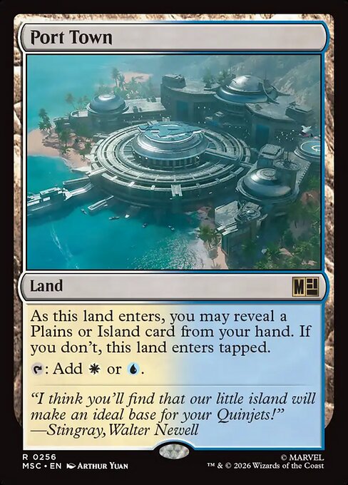 Port Town - Marvel Super Heroes Commander Magic card