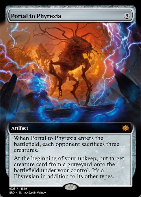 Portal to Phyrexia - Magic Online Promos (#105860) - Illustrated by Svetlin Velinov - Magic: The Gathering Card
