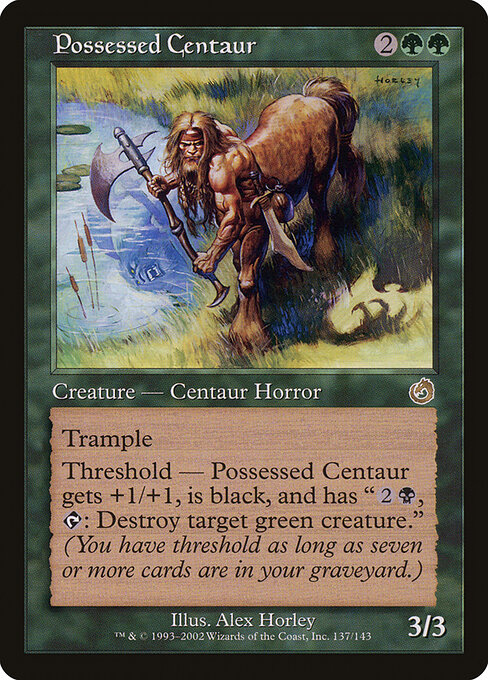 Possessed Centaur - Torment Magic card
