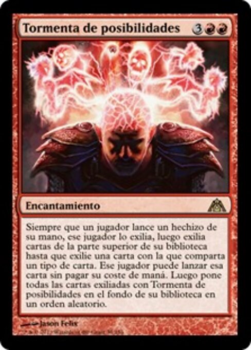 Tempesta di Possibilità (Possibility Storm) - Dragon's Maze (#34) - Illustrated by Jason Felix - Magic: The Gathering Card