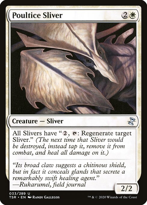 Poultice Sliver - Time Spiral Remastered Magic card
