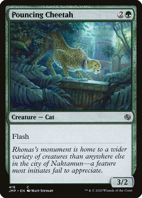 Pouncing Cheetah - Jumpstart Magic card