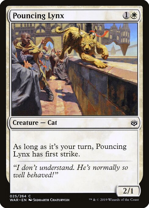 Pouncing Lynx - War of the Spark Magic card