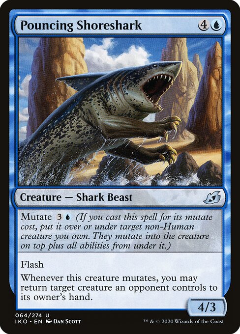 Pouncing Shoreshark - Ikoria: Lair of Behemoths Magic card