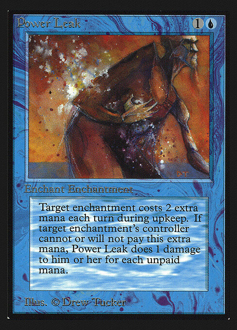 Power Leak - Intl. Collectors' Edition (#72) - Illustrated by Drew Tucker - Magic: The Gathering Card