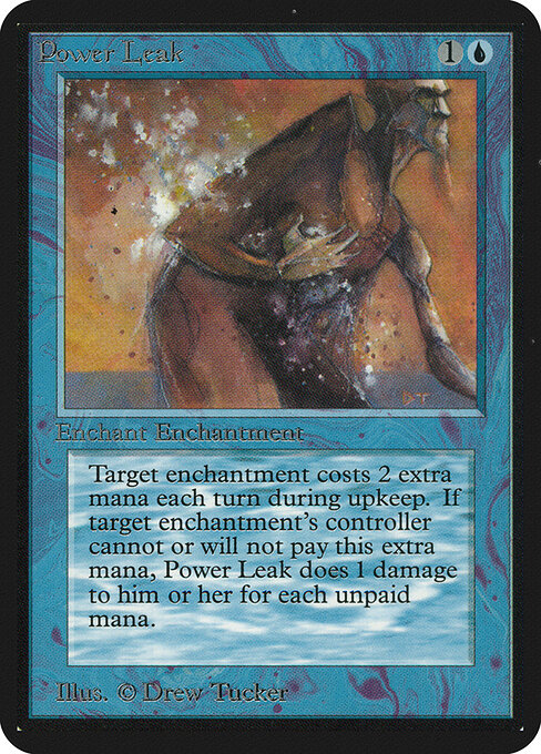 Kraftleck (Power Leak) - Revised Edition (#73) - Illustrated by Drew Tucker - Magic: The Gathering Card