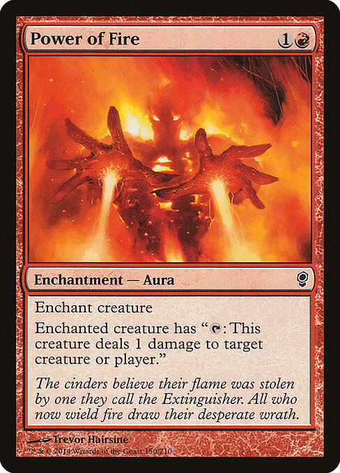 Power of Fire - Conspiracy Magic card