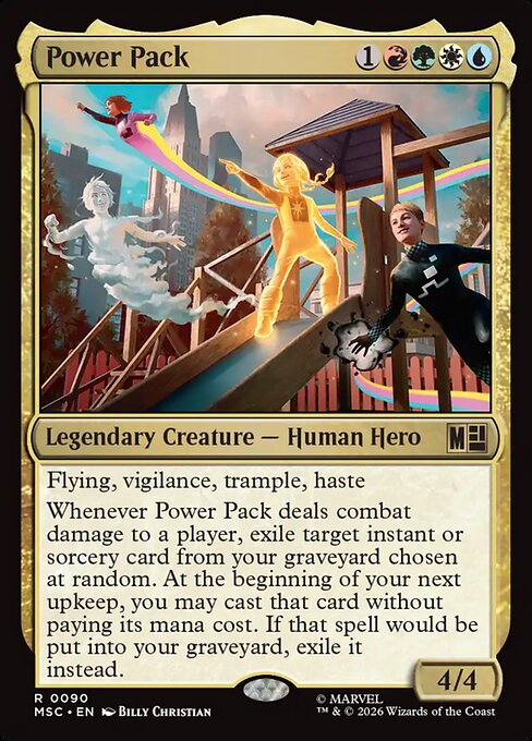 Power Pack - Marvel Super Heroes Commander Magic card