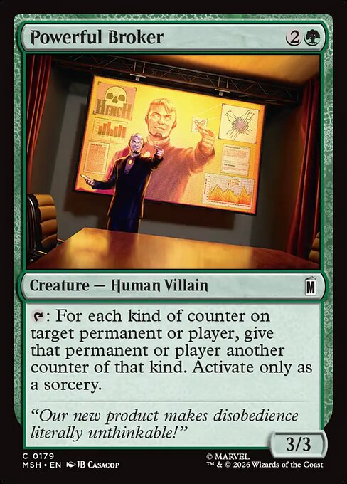 Powerful Broker - Marvel Super Heroes Magic card