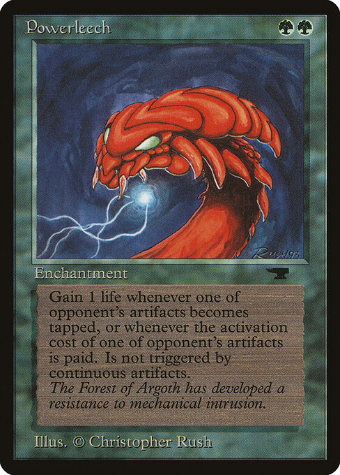 Powerleech - Antiquities Magic card