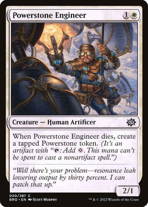 Powerstone Engineer - The Brothers' War Magic card