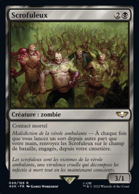 Seuchenwandler (Poxwalkers) - Warhammer 40,000 Commander (#49) - Illustrated by Games Workshop - Magic: The Gathering Card