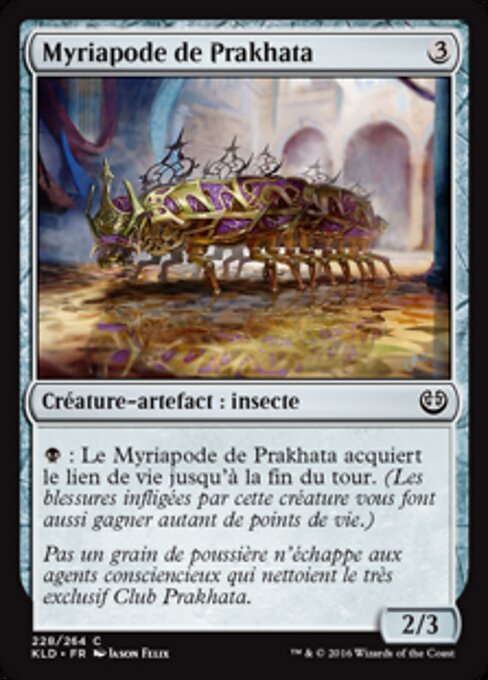프라카타 기둥벌레 (Prakhata Pillar-Bug) - Kaladesh (#228) - Illustrated by Jason Felix - Magic: The Gathering Card