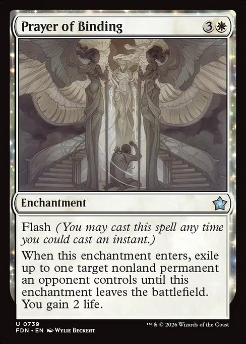 Prayer of Binding - Foundations Magic card