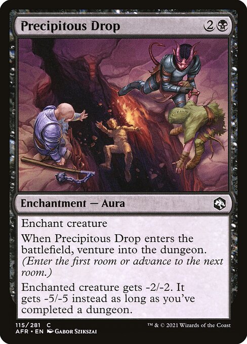 Precipitous Drop - Adventures in the Forgotten Realms Magic card