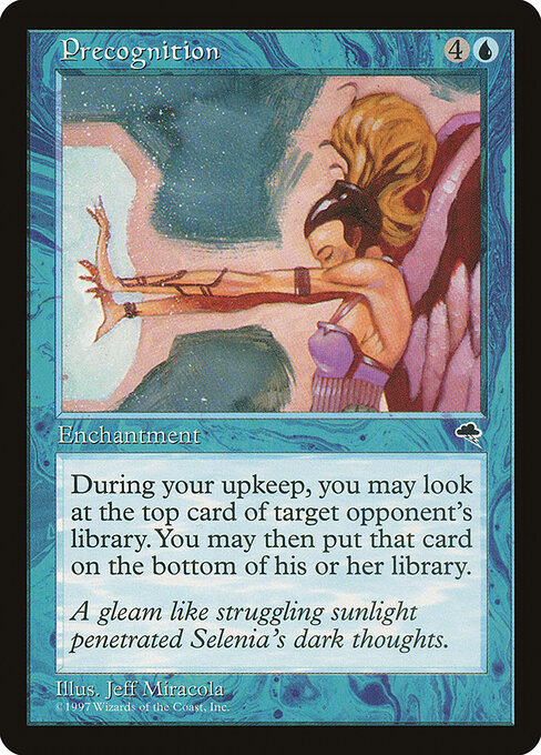 Precognition - Tempest Magic card