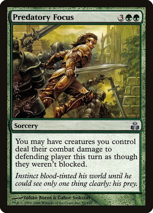 Predatory Focus - Guildpact Magic card