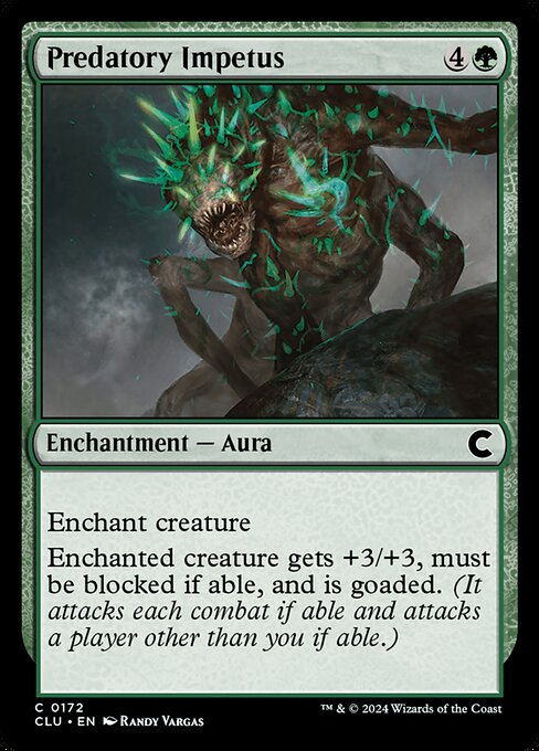 Predatory Impetus - Ravnica: Clue Edition Magic card
