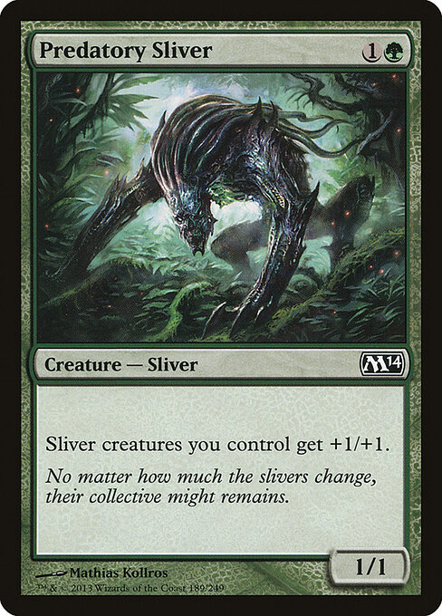 Predatory Sliver - Magic 2014 Magic card