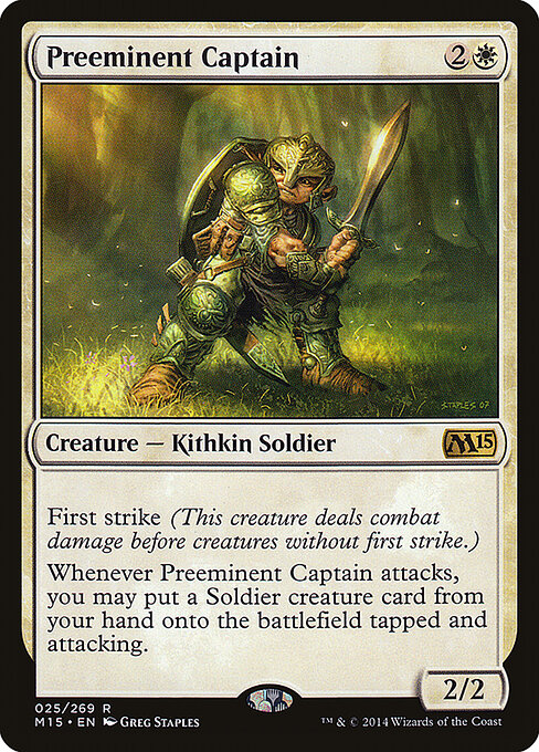 Preeminent Captain - Magic 2015 Magic card