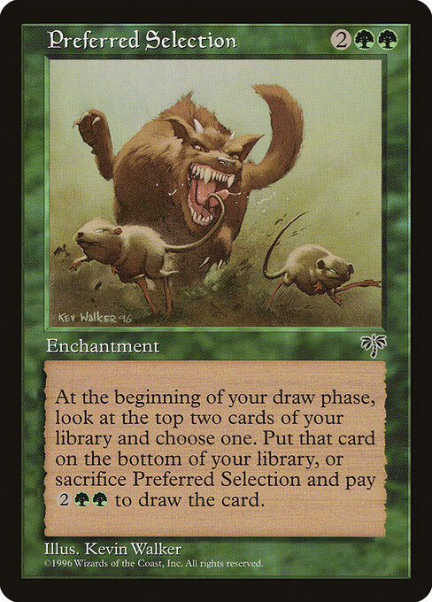 Preferred Selection - Mirage Magic card