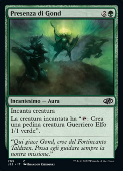 Présence de Gond (Presence of Gond) - Commander 2013 (#161) - Illustrated by Brandon Kitkouski - Magic: The Gathering Card