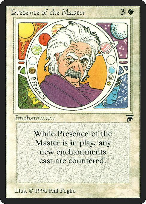 Presence of the Master - Legends (#31) - Illustrated by Phil Foglio - Magic: The Gathering Card