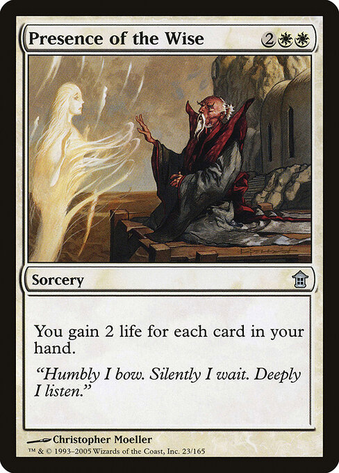Presence of the Wise - Saviors of Kamigawa Magic card
