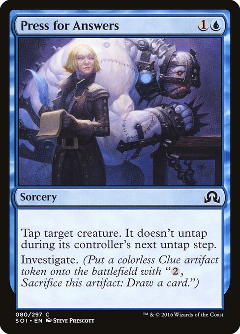 Press for Answers - Shadows over Innistrad Magic card