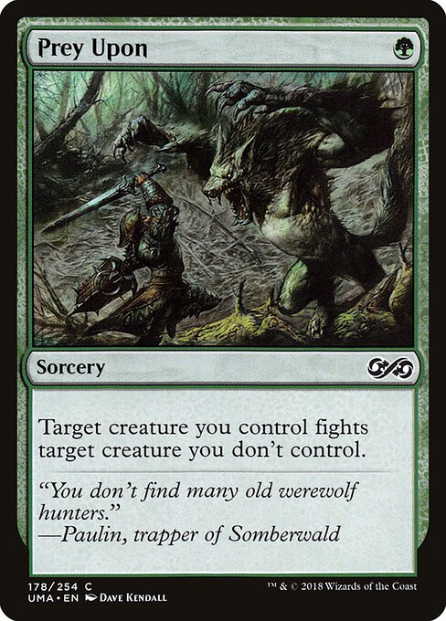 Prey Upon - Ultimate Masters Magic card