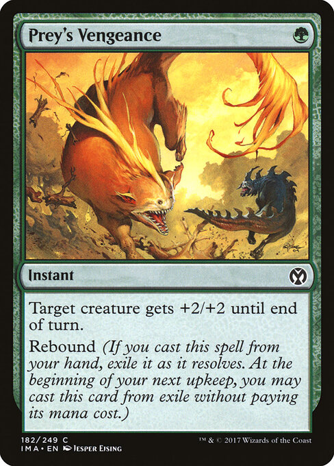 Prey's Vengeance - Iconic Masters Magic card