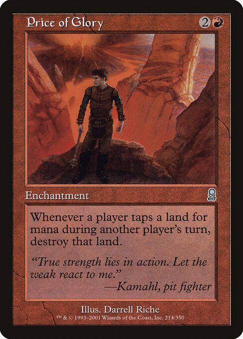 Price of Glory - Odyssey Magic card