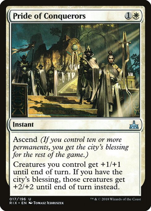 Pride of Conquerors - Rivals of Ixalan Magic card