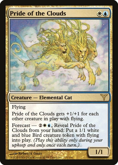 Pride of the Clouds - Dissension (#125) - Illustrated by Rebecca Guay - Magic: The Gathering Card