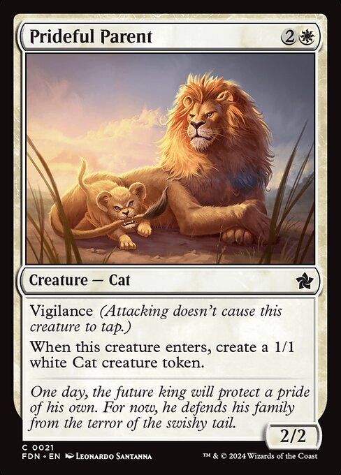 Prideful Parent - Foundations Magic card