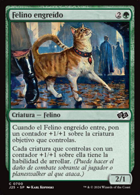 Mitouard de la fierté (Pridemalkin) - Foundations Jumpstart (#700) - Illustrated by Karl Kopinski - Magic: The Gathering Card