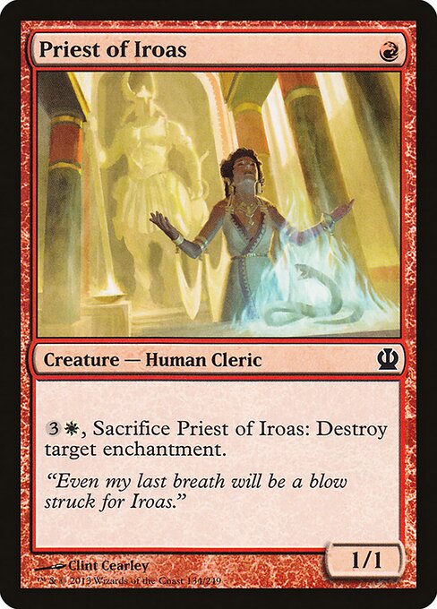 Priest of Iroas - Theros Magic card